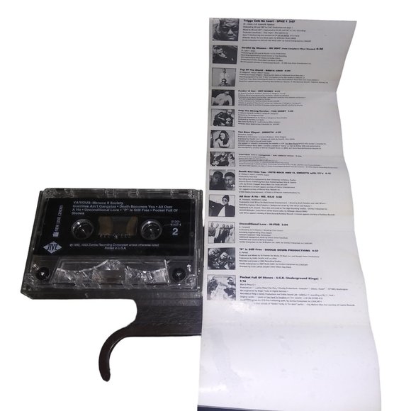 Menace II Society The Original Movie Soundtrack Cassette Tape 1993 Jive Records - Picture 4 of 4
